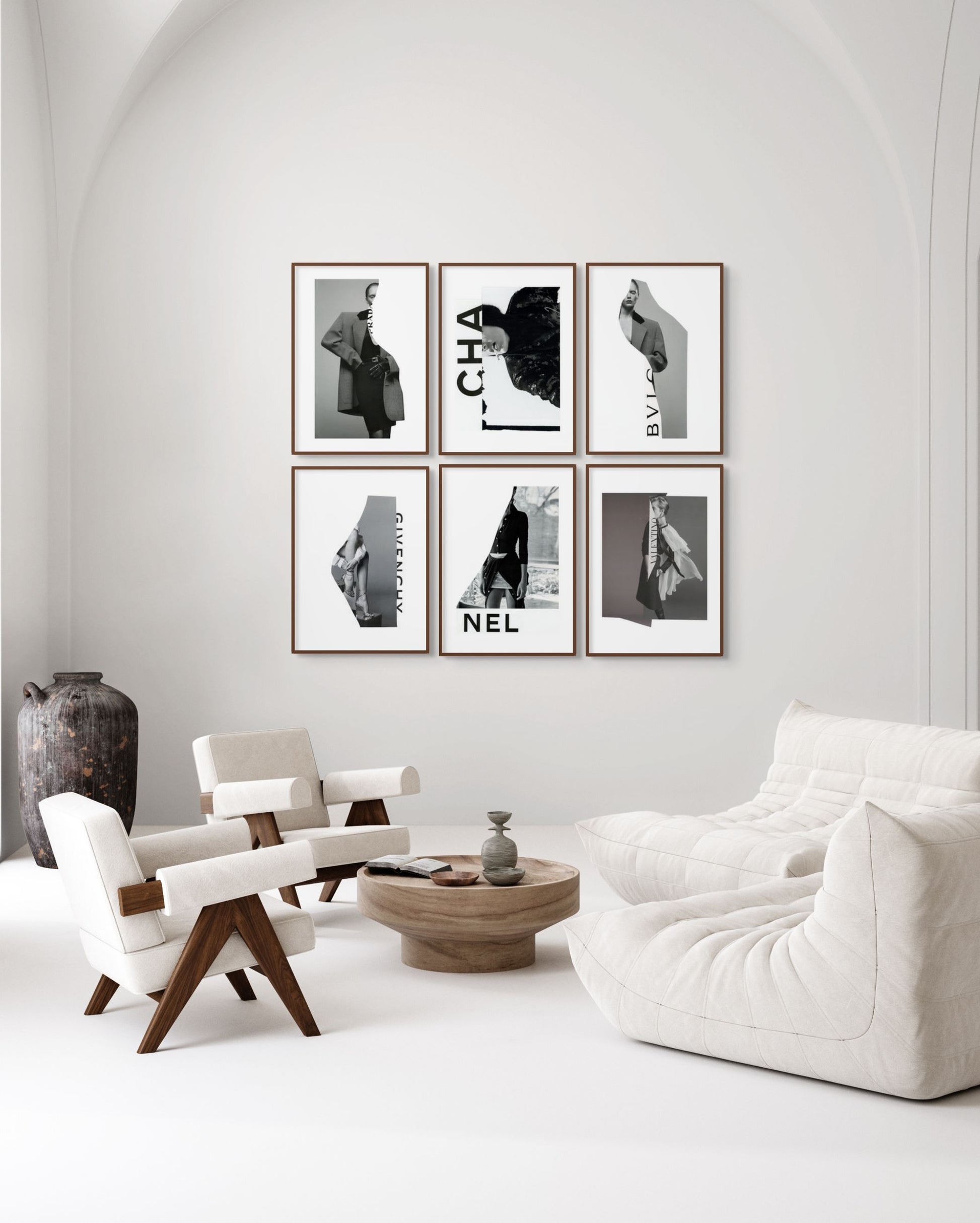 'CHANEL No.3' editioned collage print