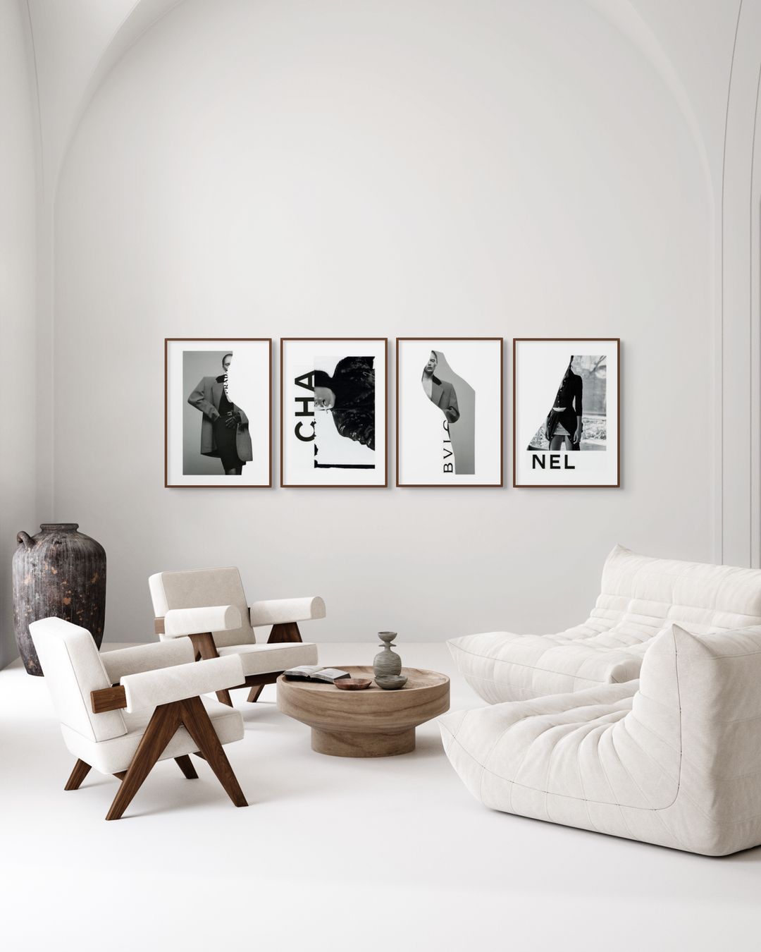 'CHANEL No.3' editioned collage print