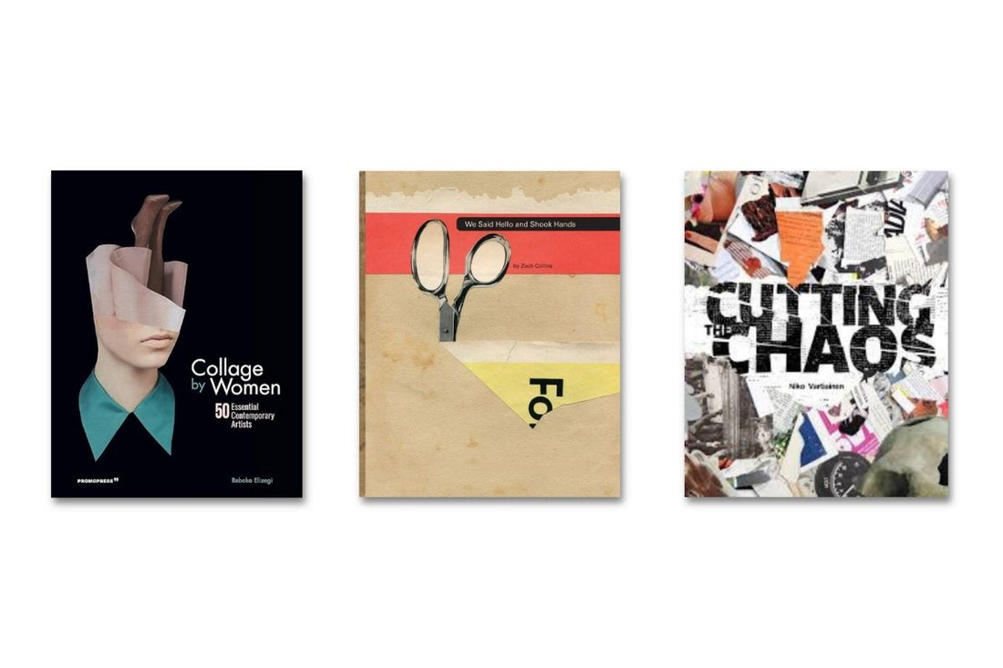 Six collage books I recommend.