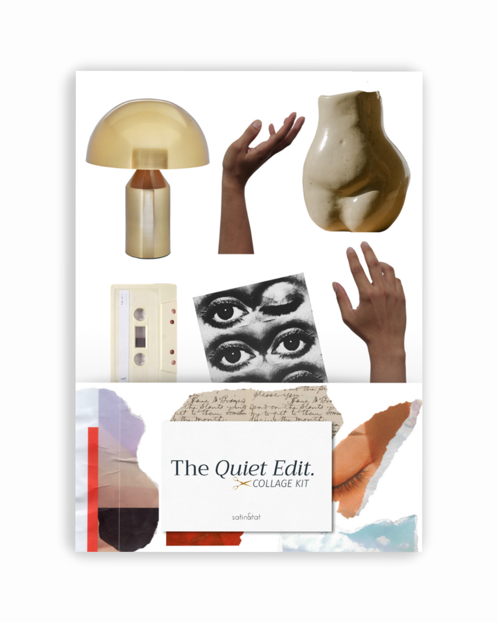 THE QUIET EDIT collage kit