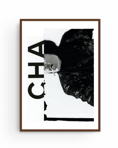 'CHANEL No.2' editioned collage print