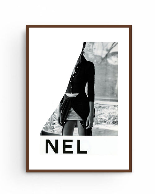 'CHANEL No.3' editioned collage print
